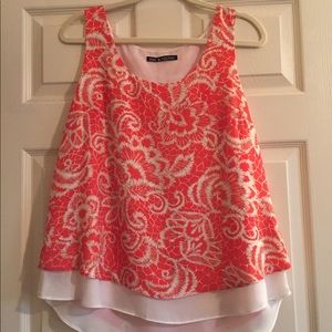 Zac & Rachel Floral Sleeveless Blouse